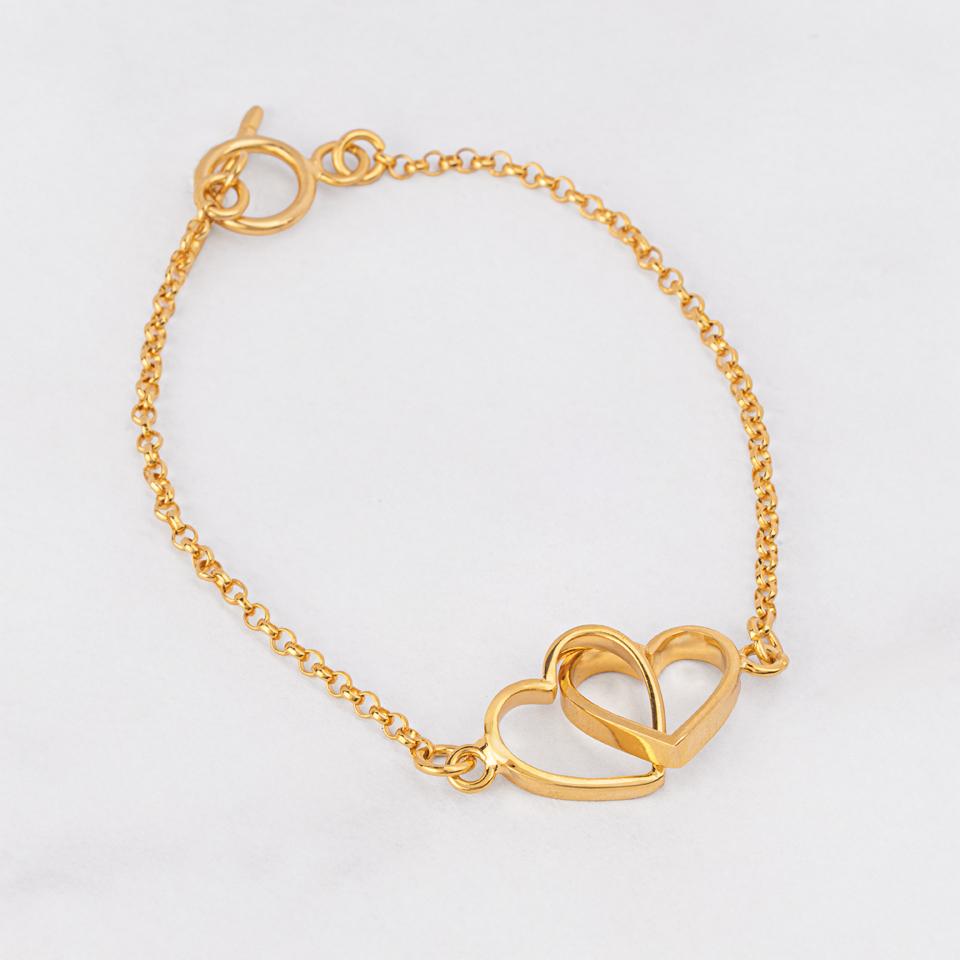 925 sterling silver bracelet 18k gold plated