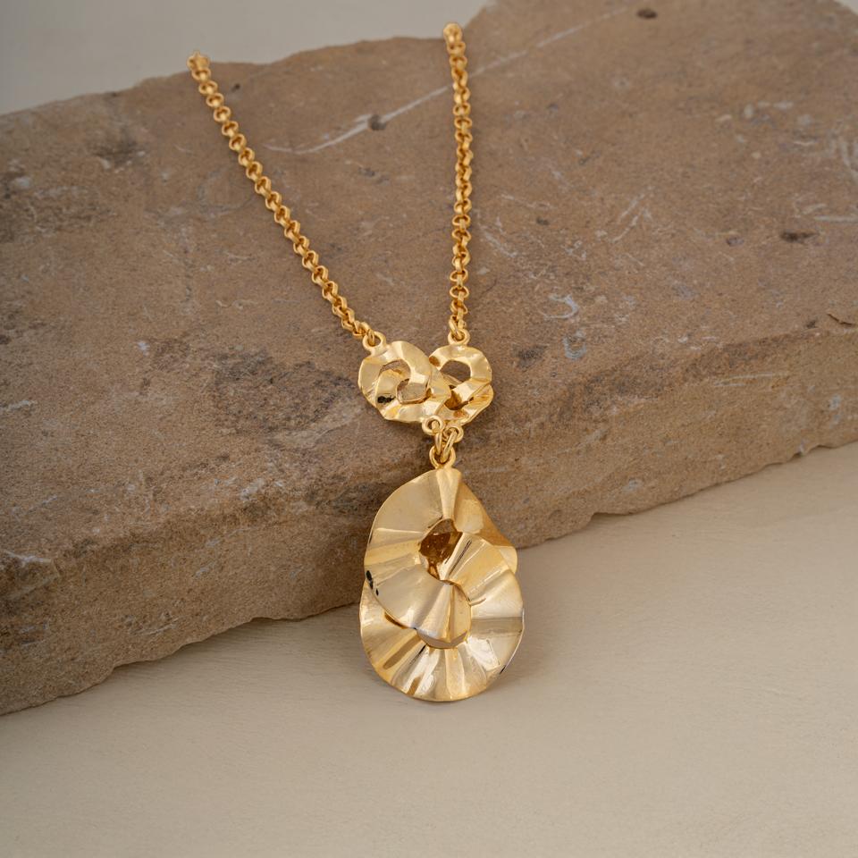 925 sterling silver necklace 18k gold plated
