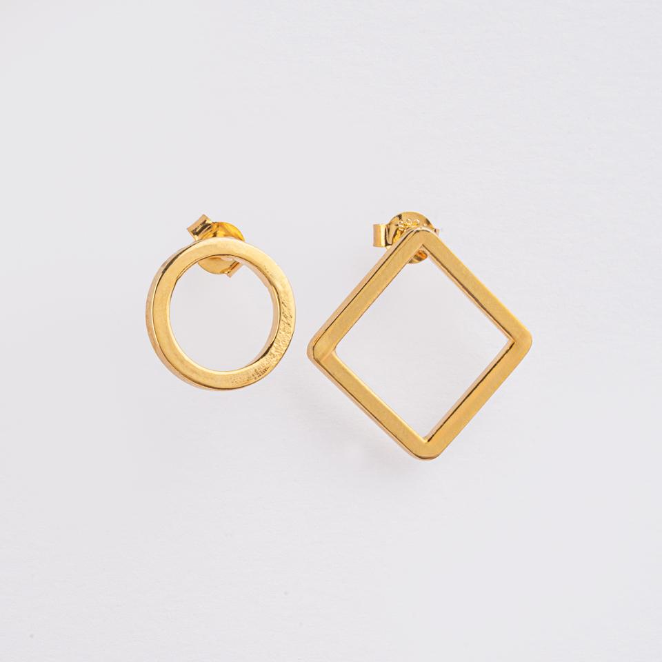 925 sterling silver earrings 18k gold plated