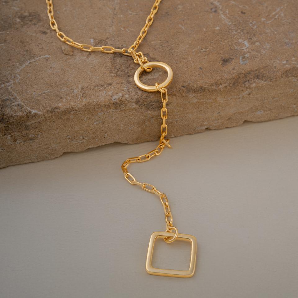 925 sterling silver necklace 18k gold plated