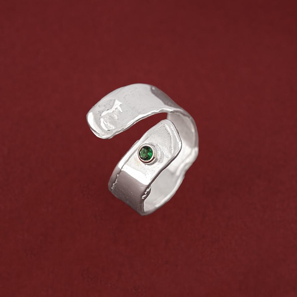 925 sterling silver ring Zircon stone
