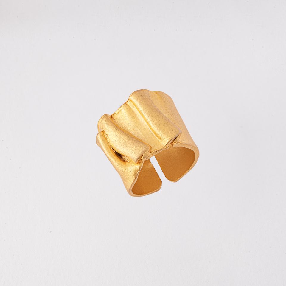 925 sterling silver ring 18k gold plated 18k gold plated