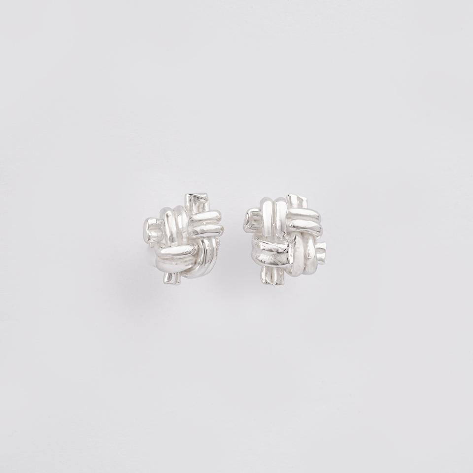 925 sterling silver earrings Big size