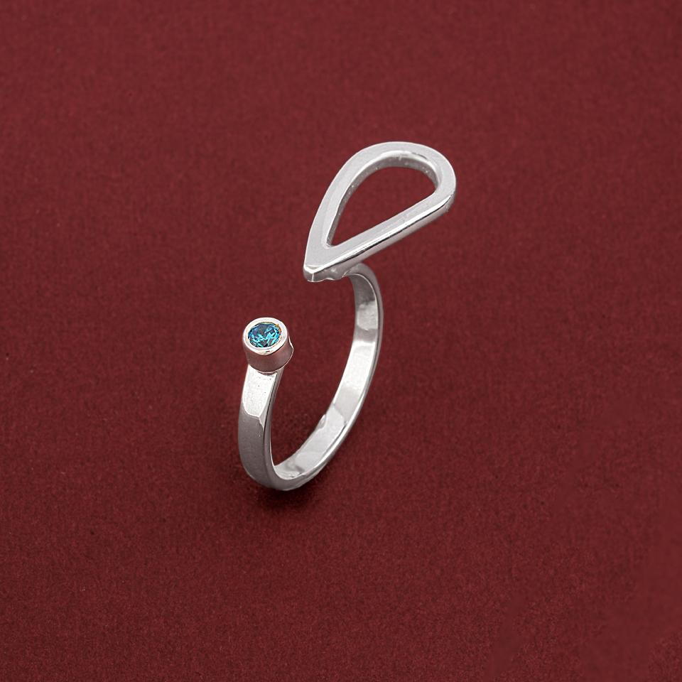 925 sterling silver ring Zircon stone