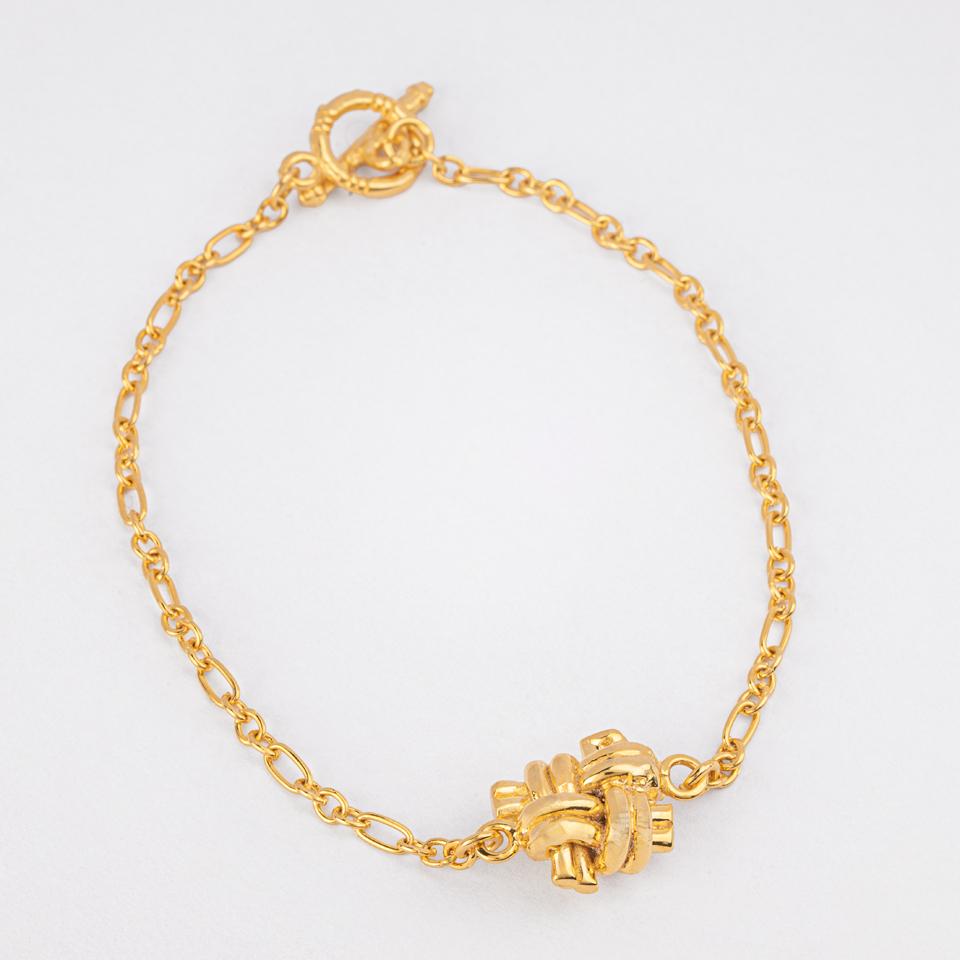 925 sterling silver bracelet 18k gold plated