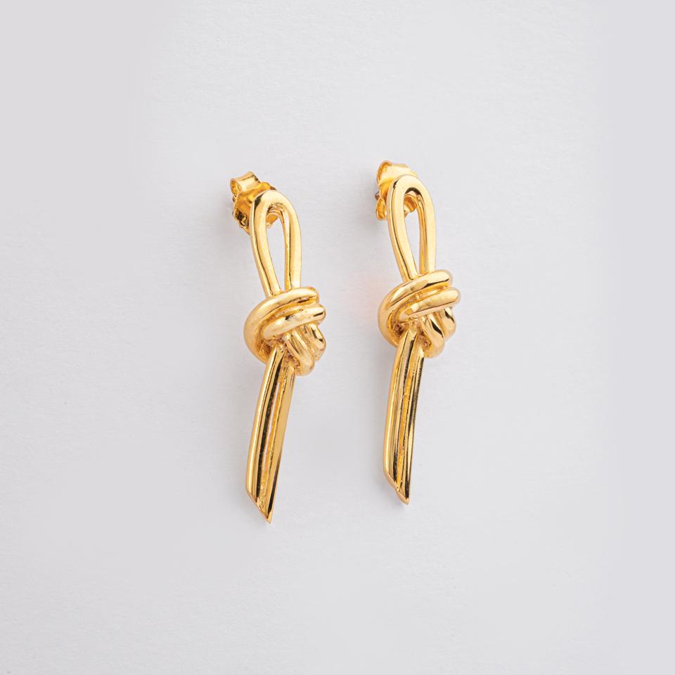 925 sterling silver earrings 18k gold plated